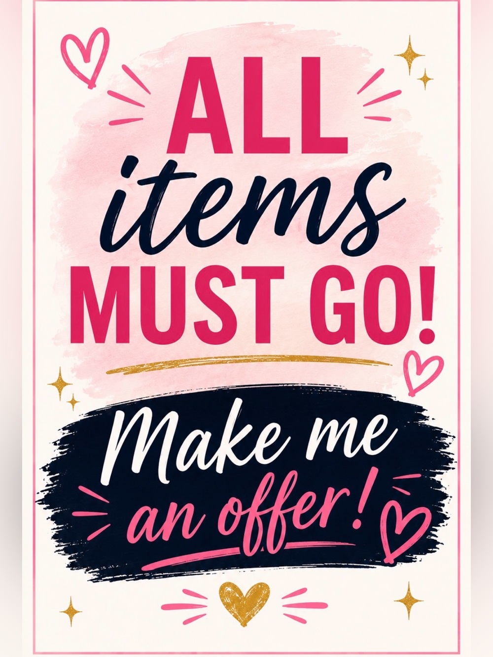 All Items Must Go!